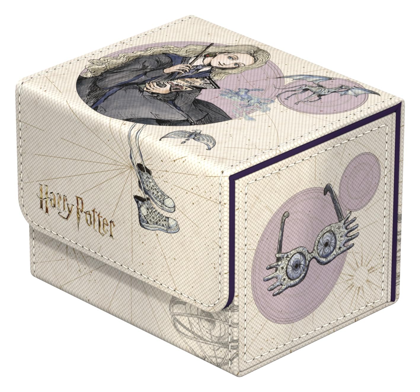ultimate-guard-sidewinder-100-xenoskin-harry-potter-luna-lovegood-deck-box image 2