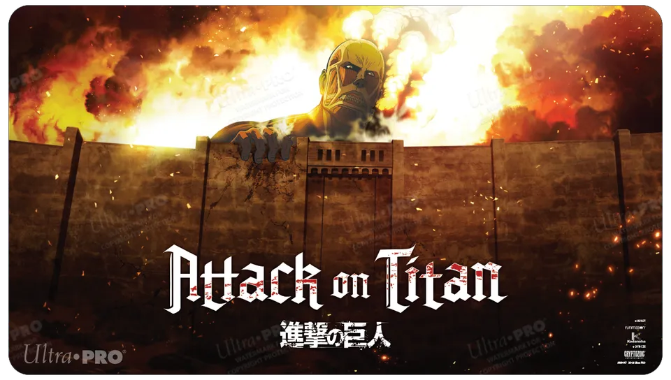 ultra-pro-attack-on-titan-the-beginning-standard-playmat-61-x-34-3-cm image 1