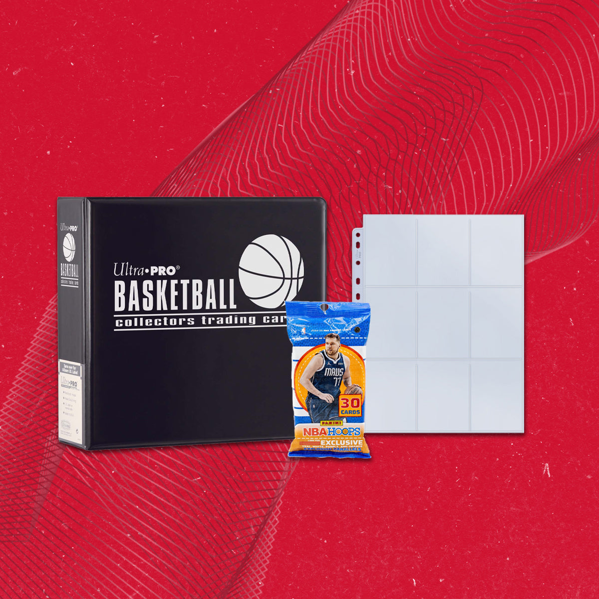 ultra-pro-hoops-fat-pack-album-bundle-2024-25-panini-hoops-3-album-10-h-llen image 1