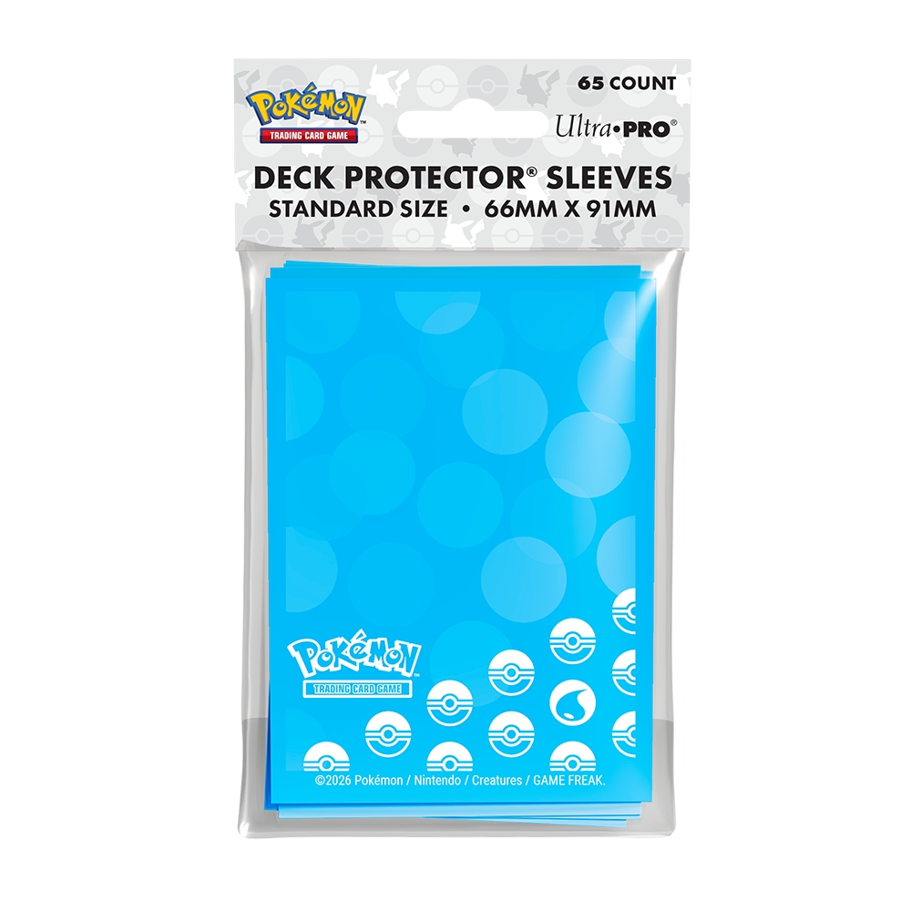 ultra-pro-energy-water-type-65ct-deck-protector-sleeves-f-r-pok-mon image 1
