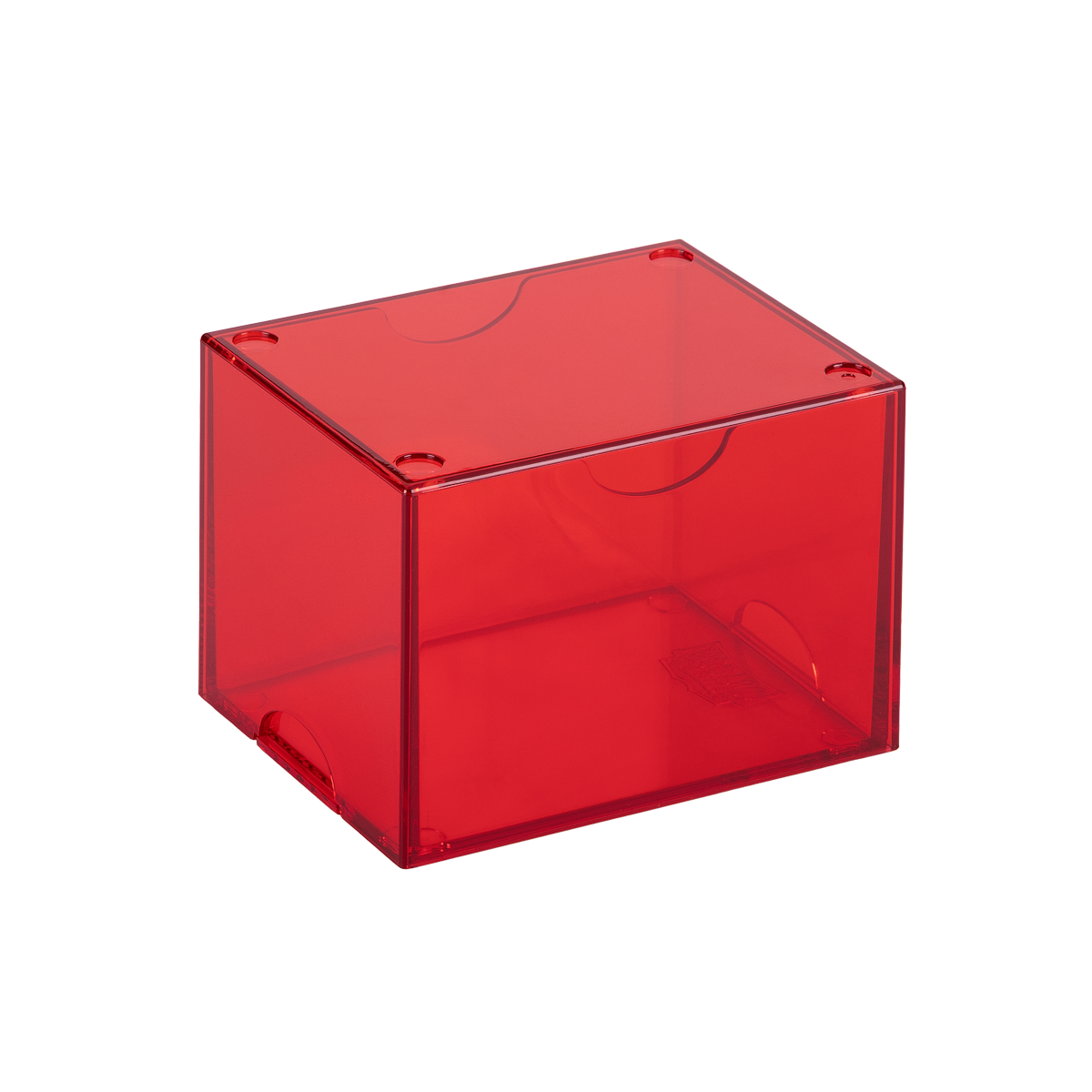 dragon-shield-strongbox-deckbox-clear-red image 3