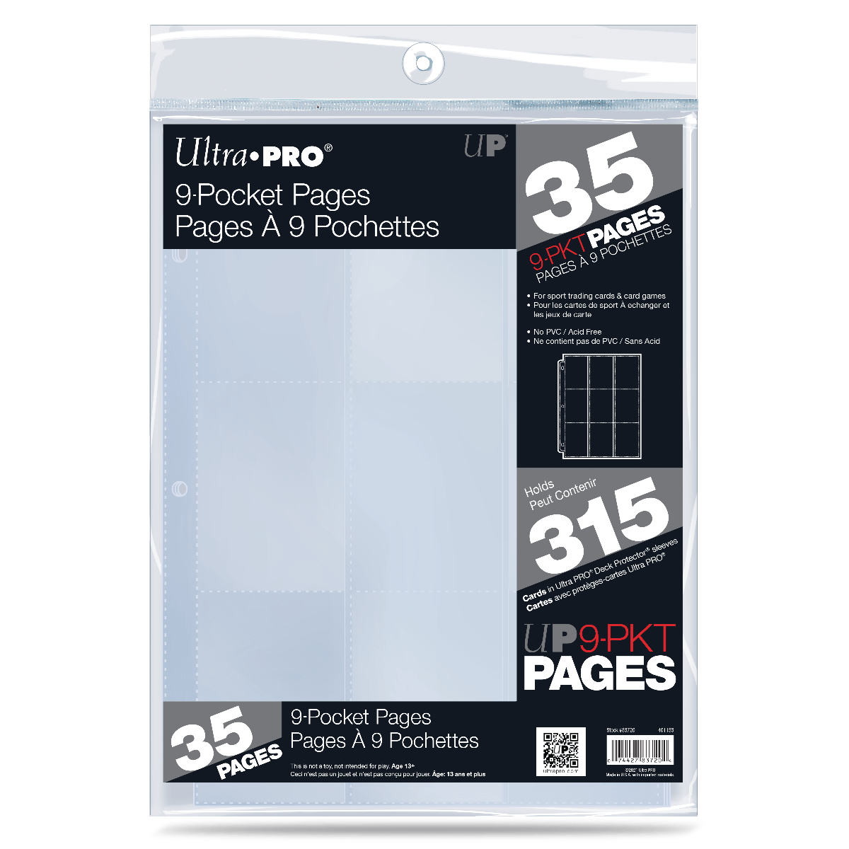 ultra-pro-9-pocket-page-h-llen-f-r-standard-karten-35-st-ck image 1