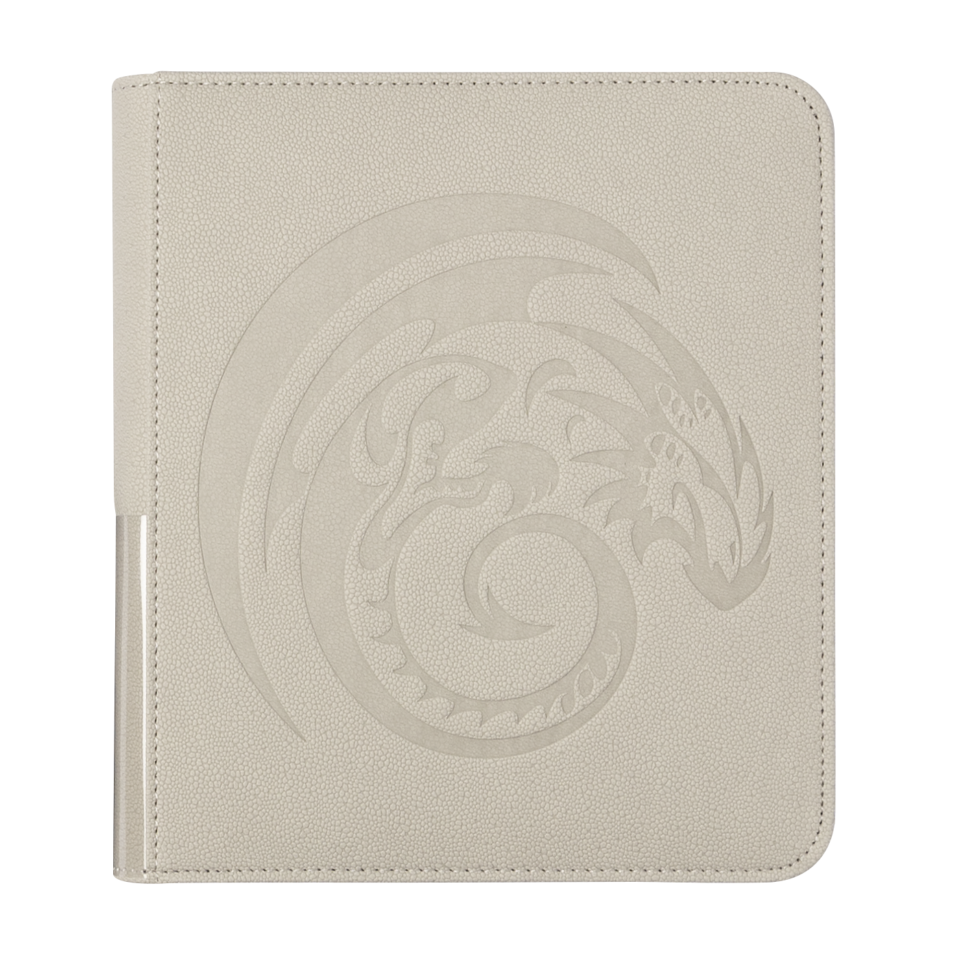 dragon-shield-card-codex-zipster-binder-small-ashen-white-8-pocket image 1