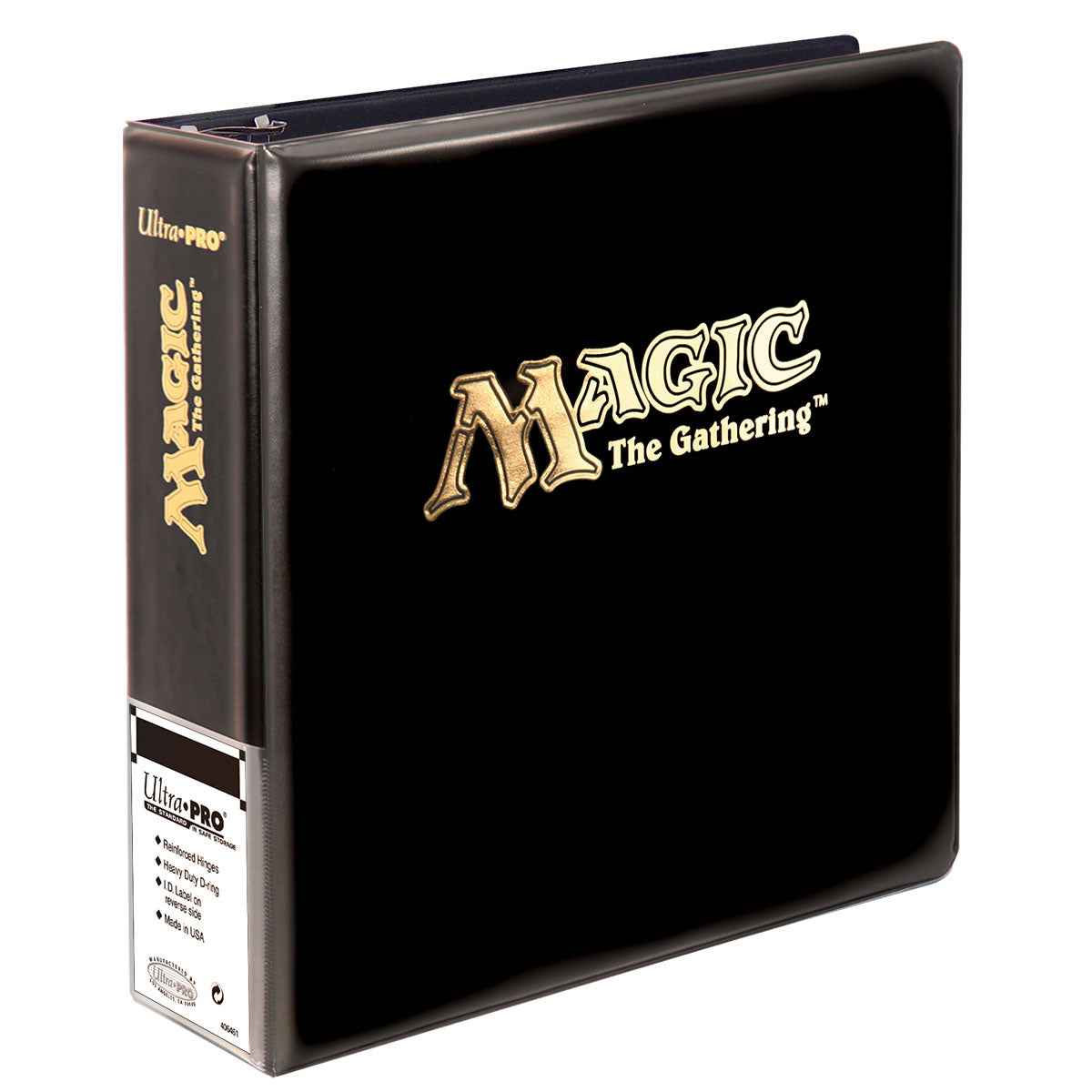 ultra-pro-3-in-d-ring-collectors-album-f-r-magic-the-gathering-schwarz-mit-goldp image 2