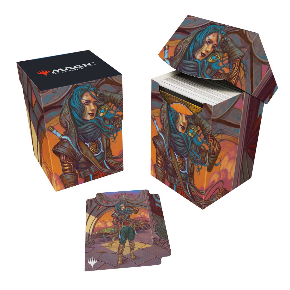 ultra-pro-aetherdrift-sita-varma-masked-racer-100-deck-box-f-r-magic-the-gatheri image 1