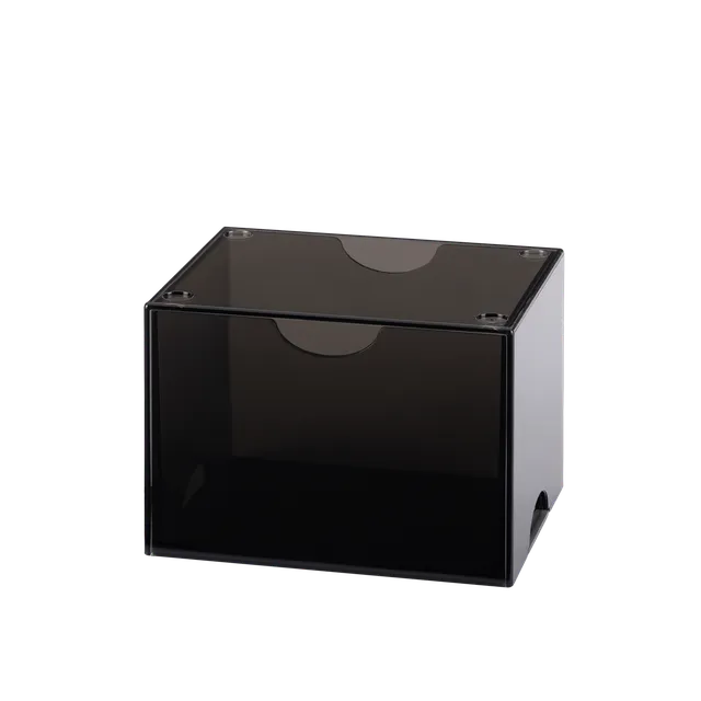 dragon-shield-strongbox-clear-black-deckbox-100 image 1