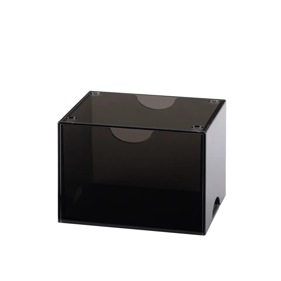 dragon-shield-strongbox-clear-black-deckbox-100 image 1