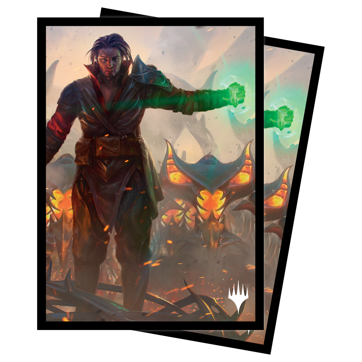 ultra-pro-the-brothers-war-mishra-eminent-one-deck-protector-sleeves-100ct-f-r-m image 1