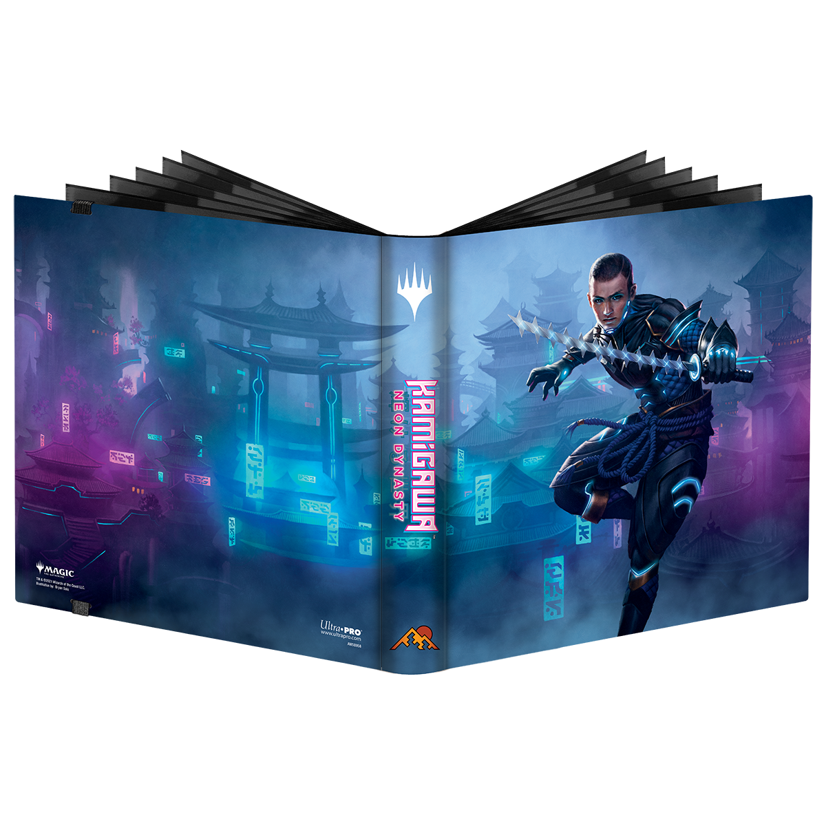 ultra-pro-kamigawa-neon-dynasty-12-pocket-pro-binder-f-r-magic-the-gathering image 1