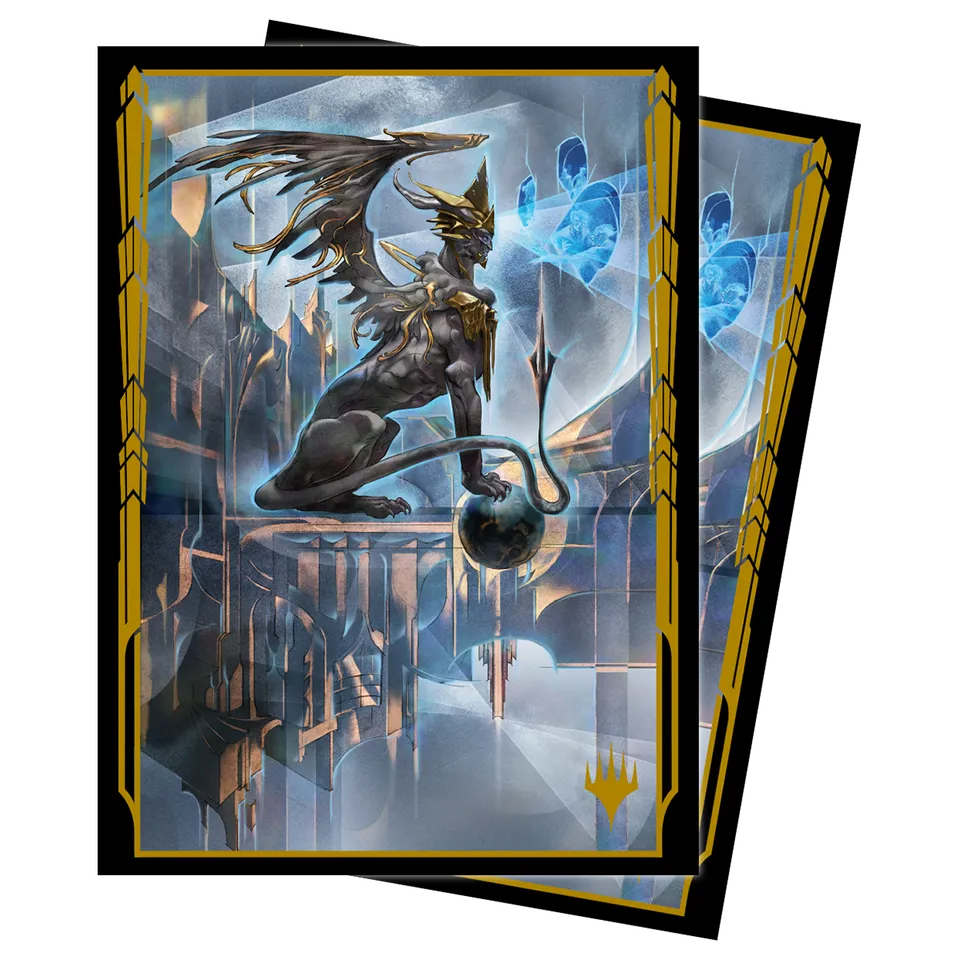 ultra-pro-streets-of-new-capenna-standard-sleeves-100ct-raffine-scheming-seer-de image 1