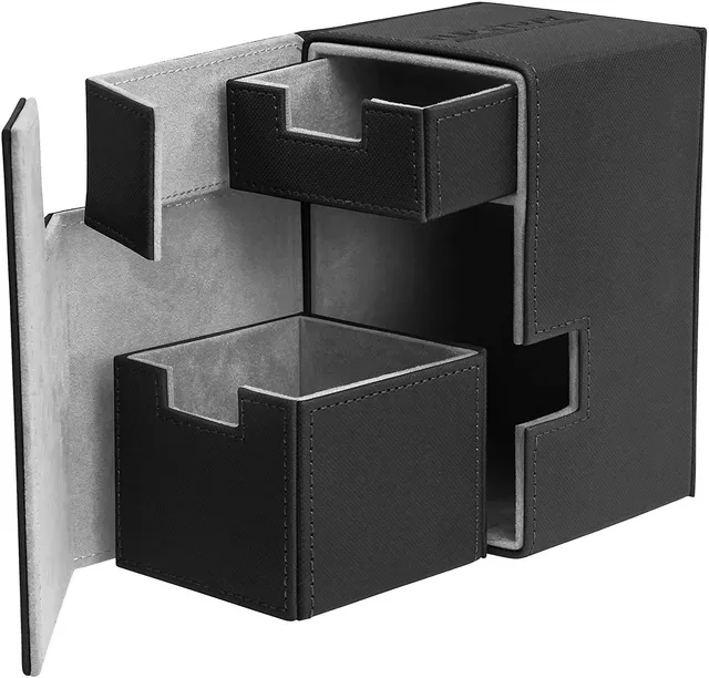 ultimate-guard-flip-n-tray-deck-case-100-standardgr-e-xenoskin-schwarz image 1