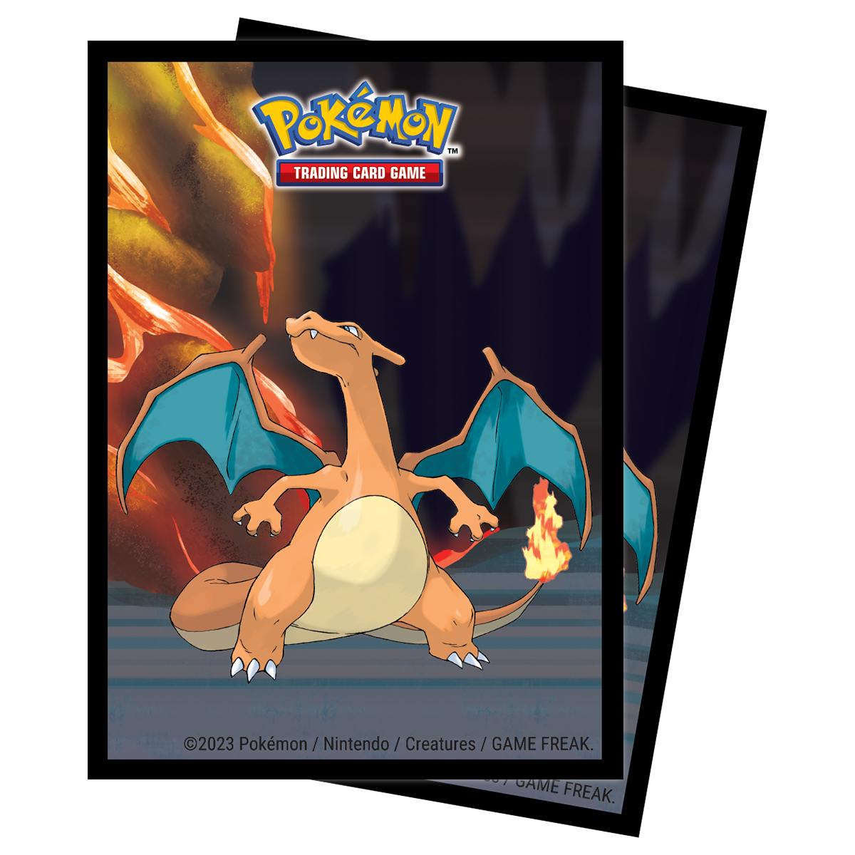 ultra-pro-gallery-series-scorching-summit-deck-protector-sleeves-65ct-pok-mon image 1