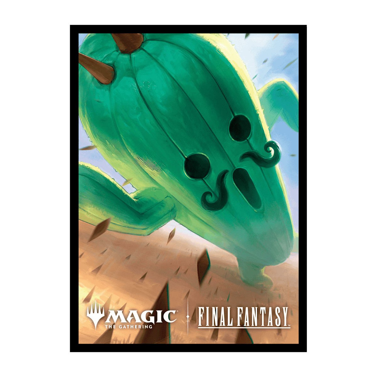 ultra-pro-magic-final-fantasy-jumbo-cactuar-100ct-deck-protector-sleeves-standar image 1
