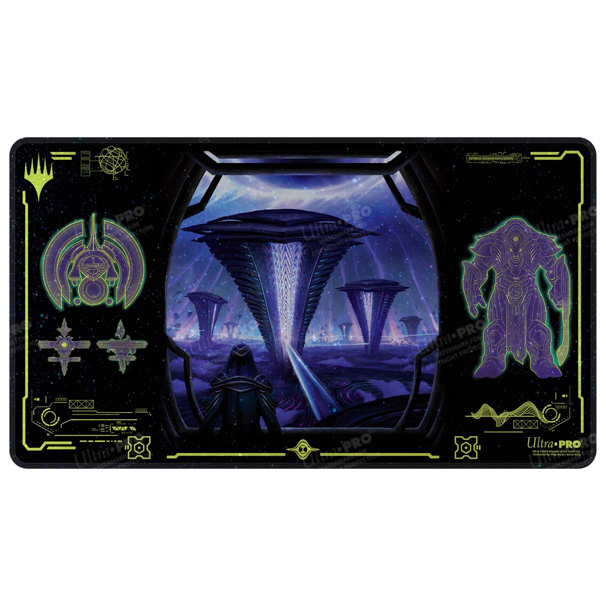 ultra-pro-edge-of-eternities-susur-secundi-void-altar-holofoil-playmat-f-r-mtg image 1