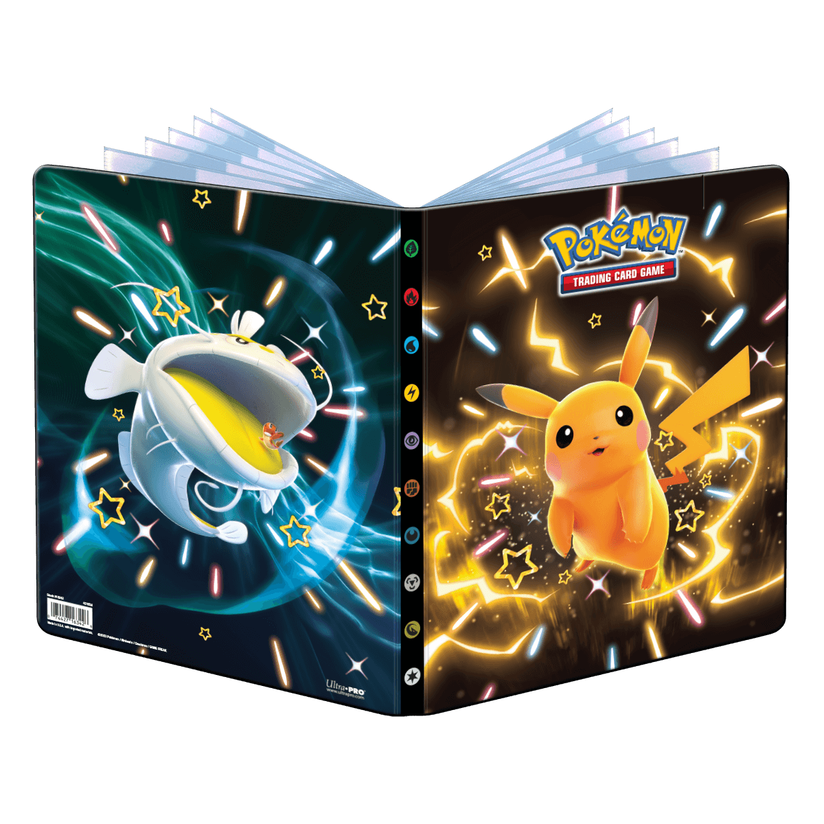 ultra-pro-pok-mon-karmesin-purpur-9-pocket-portfolio-shiny-pikachu image 1