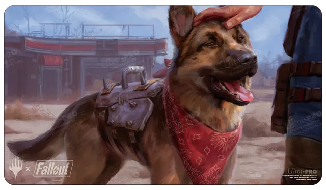 ultra-pro-playmat-fallout-dogmeat-ever-loyal-f-r-magic-the-gathering-universes-b image 1