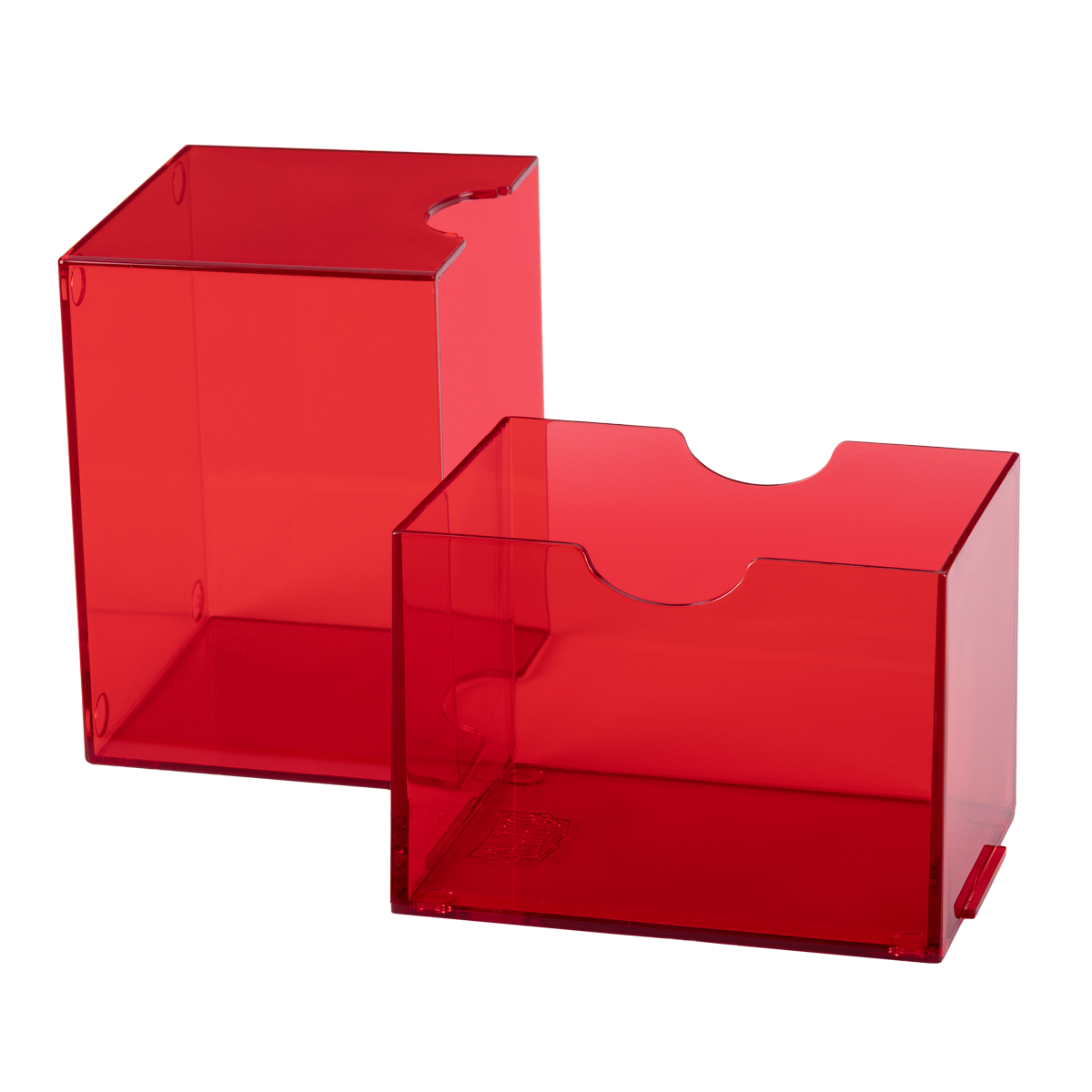 dragon-shield-strongbox-deckbox-clear-red image 2
