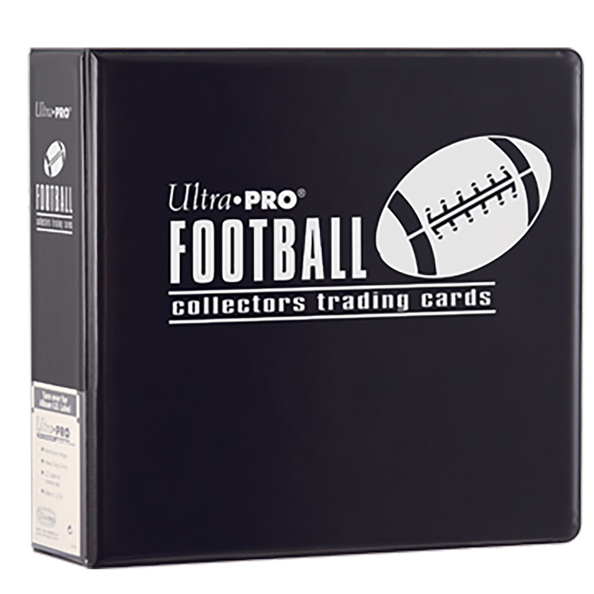 ultra-pro-3-football-trading-card-album-schwarzer-sammelordner-mit-d-ring image 1