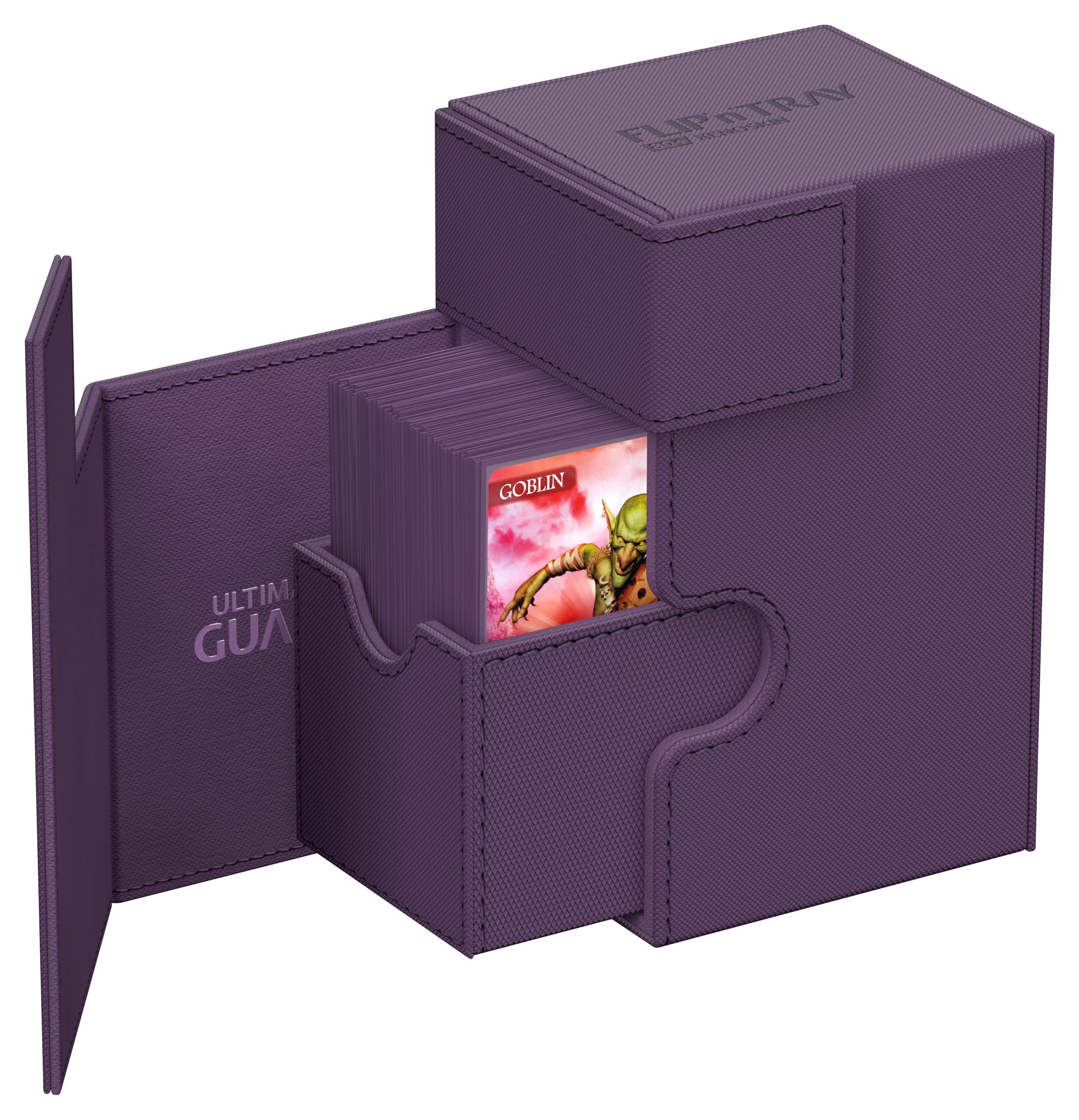 ultimate-guard-flip-n-tray-80-xenoskin-deck-box-monocolor-violett image 3