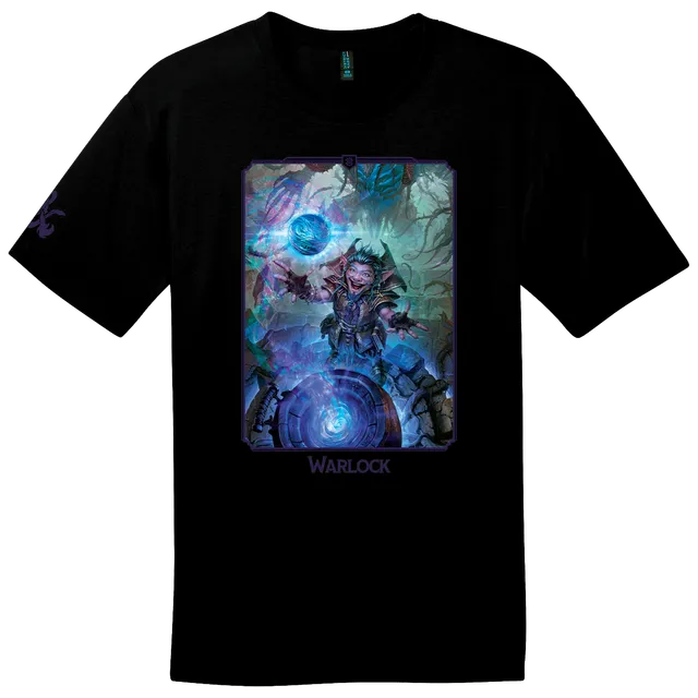 ultra-pro-dungeons-dragons-warlock-class-t-shirt image 1