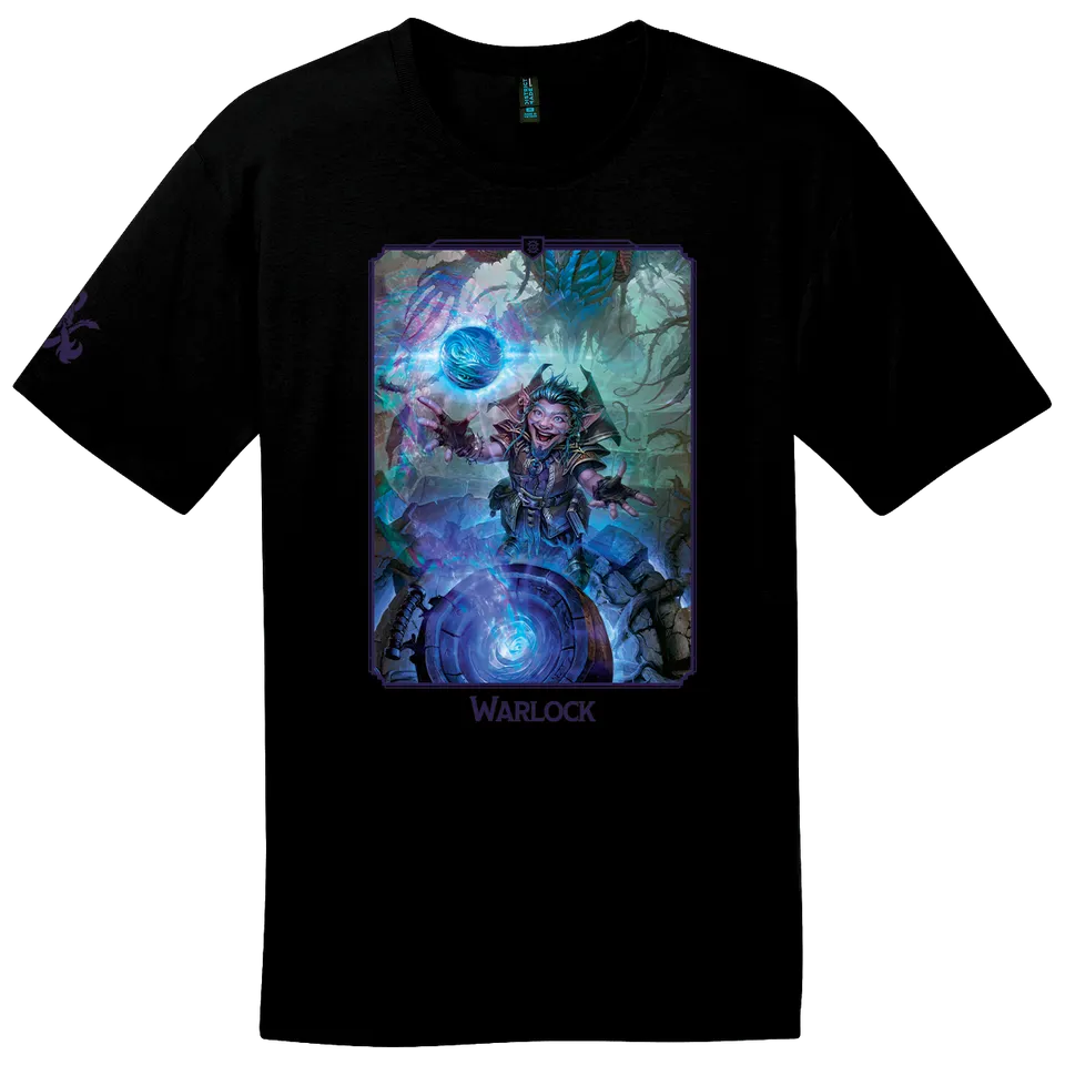 ultra-pro-dungeons-dragons-warlock-class-t-shirt image 1