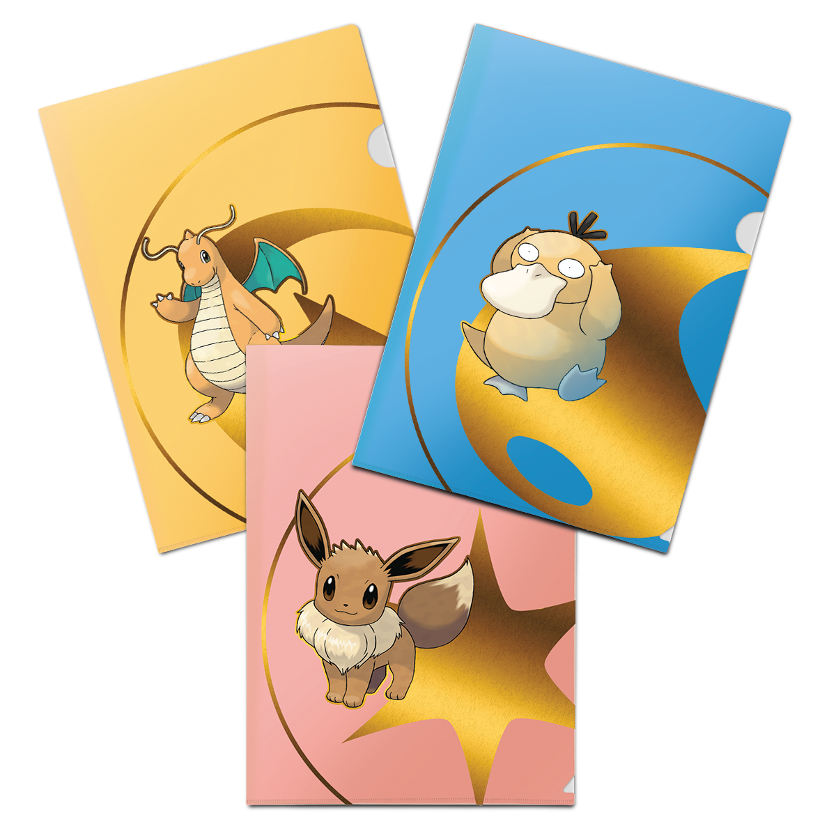 ultra-pro-pok-mon-tournament-folios-3er-pack-psyduck-eevee-und-dragonite image 1
