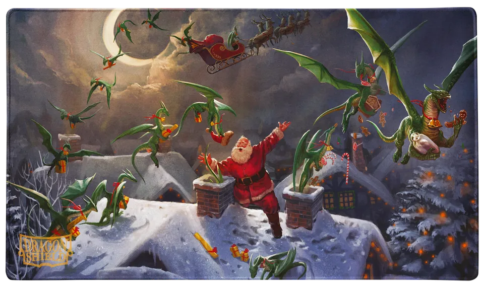 dragon-shield-christmas-2023-tcg-playmat-spielmatte image 1