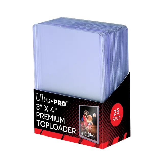 ultra-pro-3-x-4-ultra-clear-premium-toploader-sleeves-25ct-f-r-standard-karten image 1