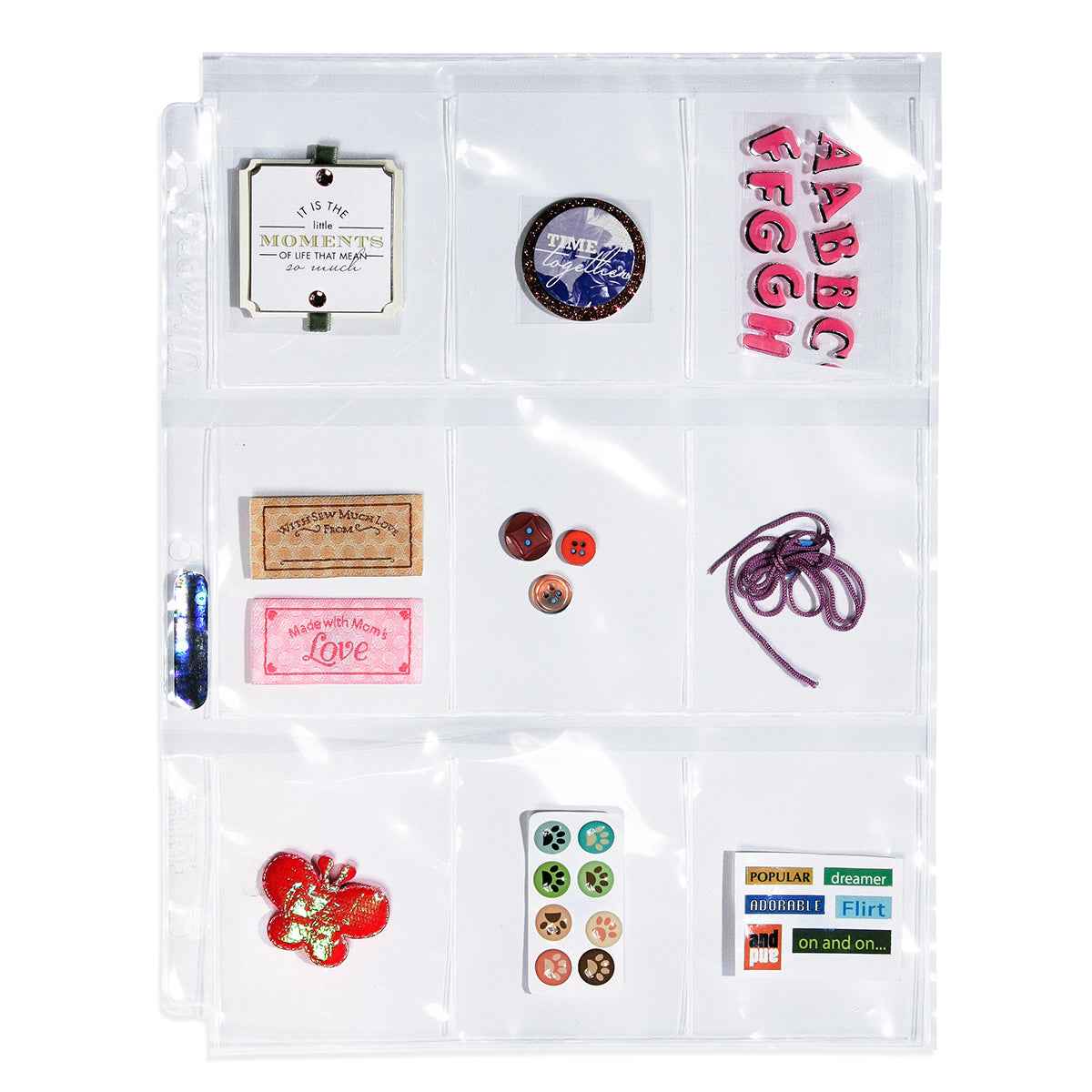 ultra-pro-9-pocket-storage-pages-25ct-mit-secure-flap-sammelh-llen image 1