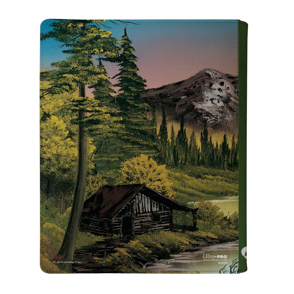 ultra-pro-bob-ross-mountain-retreat-9-pocket-zippered-pro-binder-f-r-sammelkarte image 2