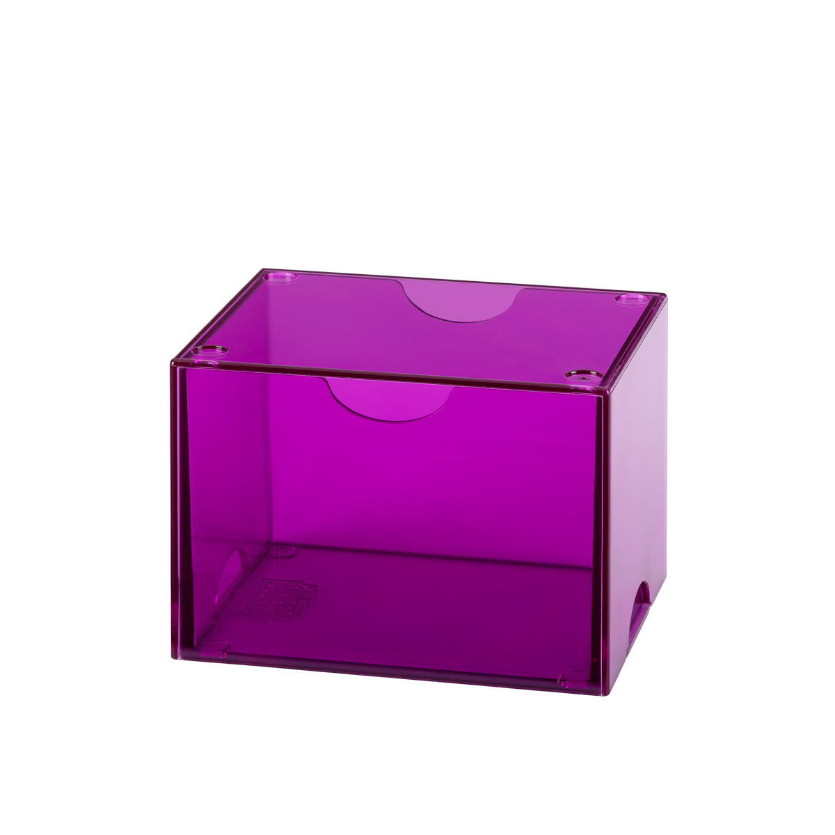 dragon-shield-strongbox-clear-purple-deckbox image 1