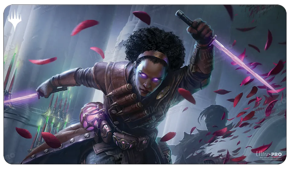 ultra-pro-magic-innistrad-crimson-vow-kaya-geist-hunter-gaming-playmat image 1