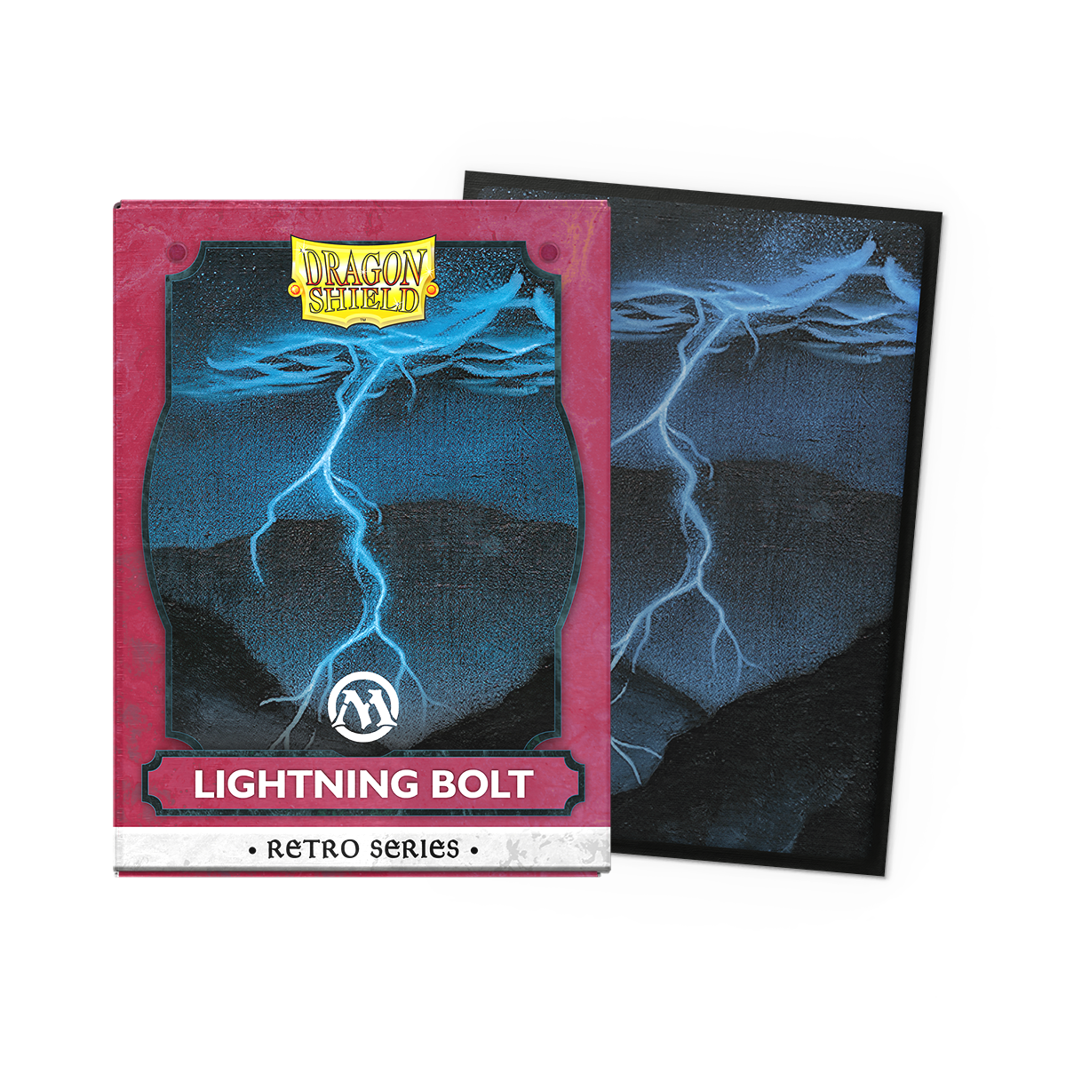 dragon-shield-brushed-art-sleeves-standard-retro-series-lightning-bolt image 1