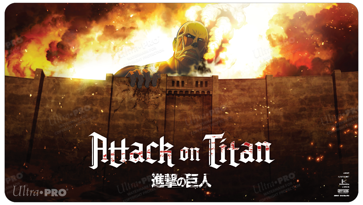 ultra-pro-attack-on-titan-the-beginning-standard-playmat-61-x-34-3-cm image 1