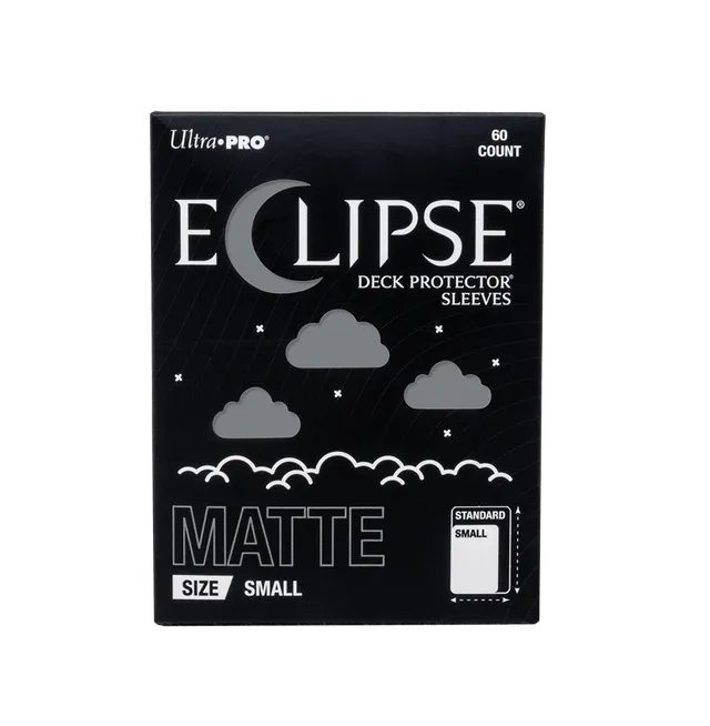 ultra-pro-eclipse-matte-small-deck-protector-sleeves-smoke-grey-60ct image 1