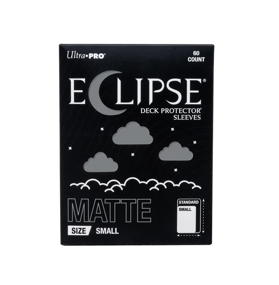 ultra-pro-eclipse-matte-small-deck-protector-sleeves-smoke-grey-60ct image 1