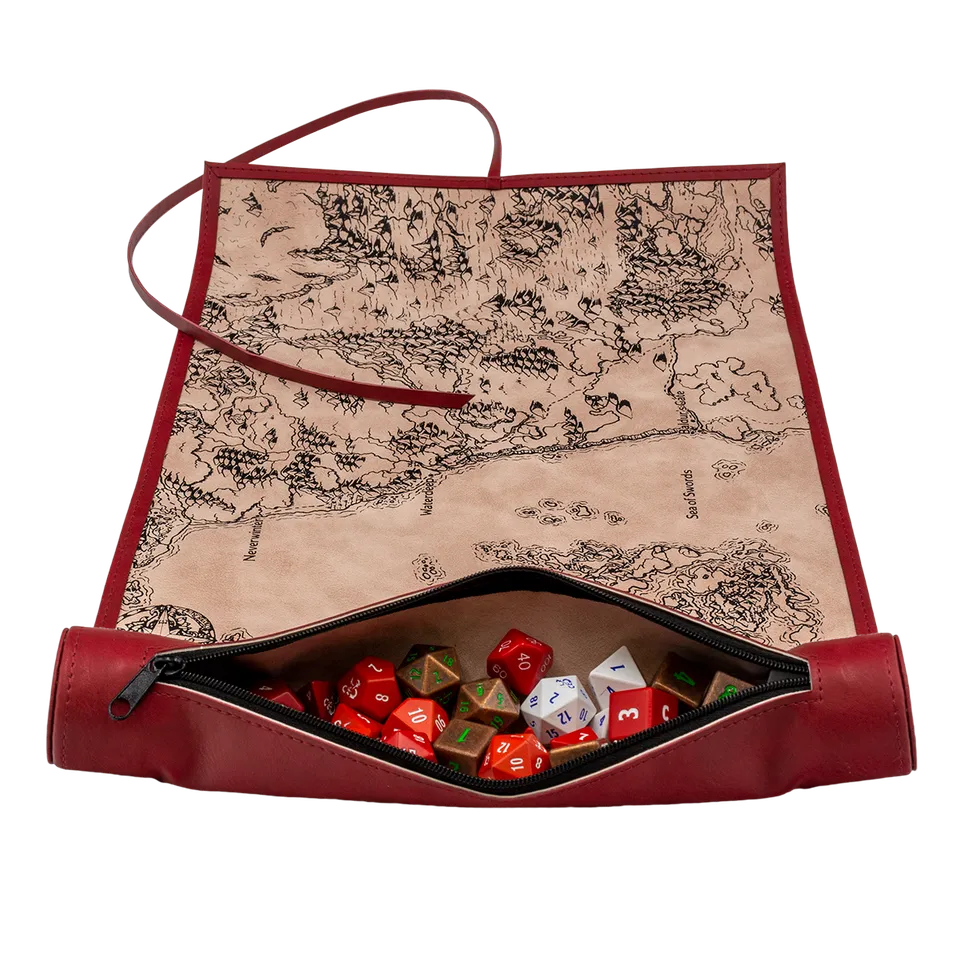ultra-pro-sword-coast-dice-scroll-map-w-rfelrolle-f-r-dungeons-dragons image 1