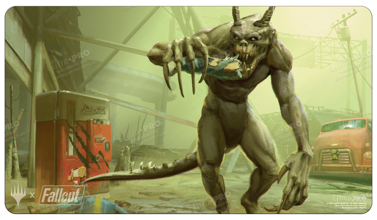 ultra-pro-fallout-tarmogoyf-standard-playmat-f-r-magic-the-gathering image 1