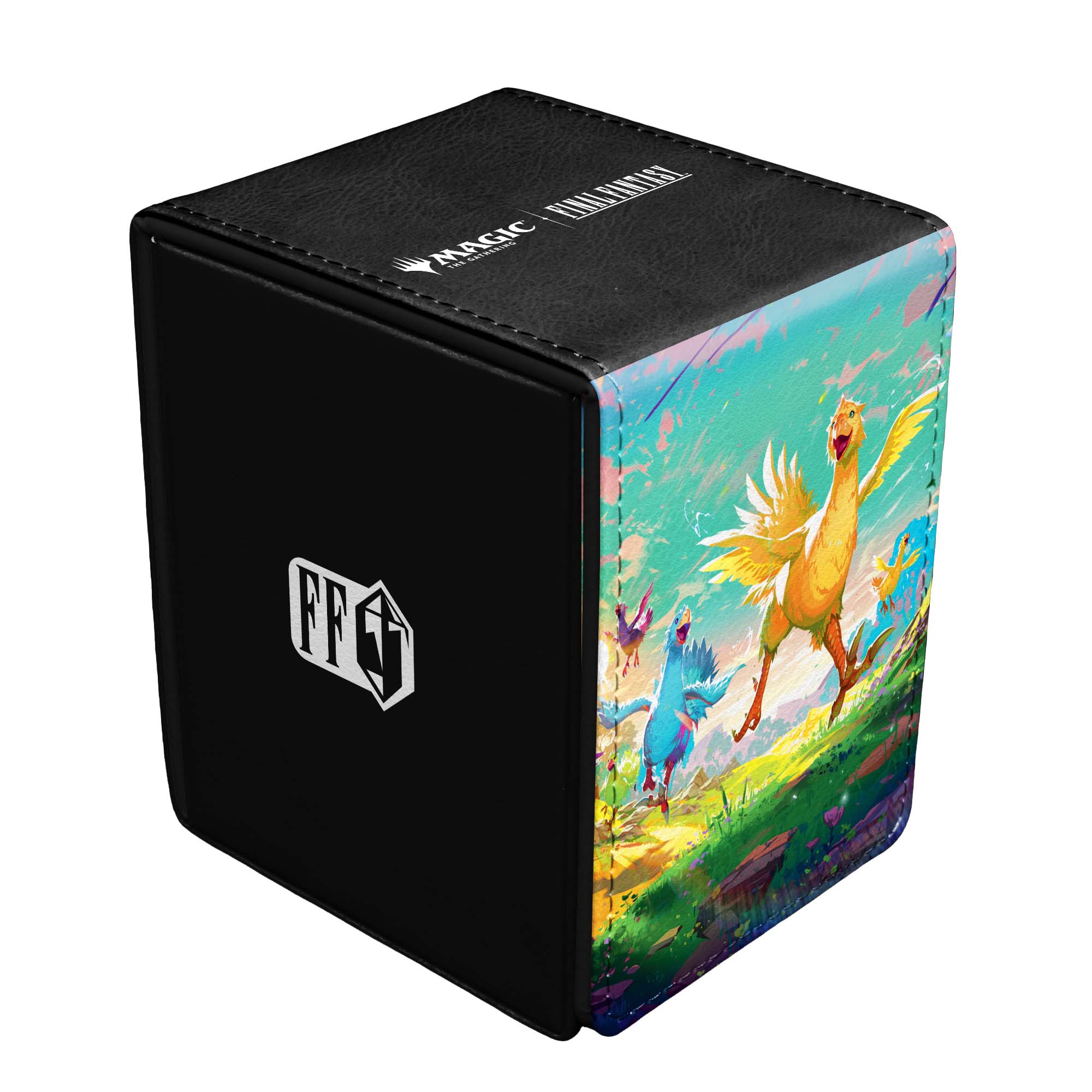 ultra-pro-magic-the-gathering-final-fantasy-chocobo-alcove-flip-deck-box image 1