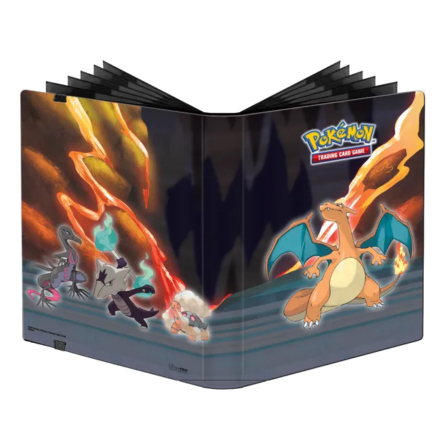 ultra-pro-gallery-series-scorching-summit-9-pocket-pro-binder-f-r-pok-mon image 1