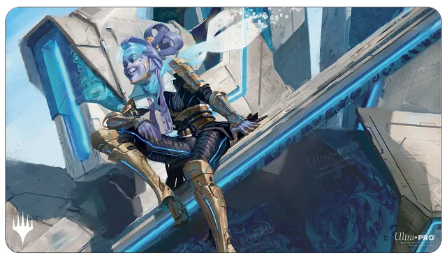 ultra-pro-kamigawa-neon-dynasty-kotori-pilot-prodigy-gaming-playmat-f-r-magic-th image 1