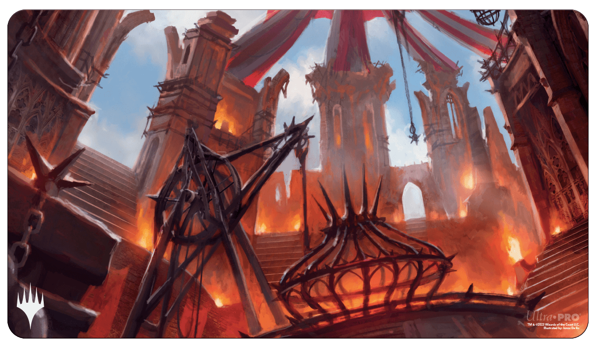 ultra-pro-magic-the-gathering-ravnica-remastered-cult-of-rakdos-blood-crypt-play image 1