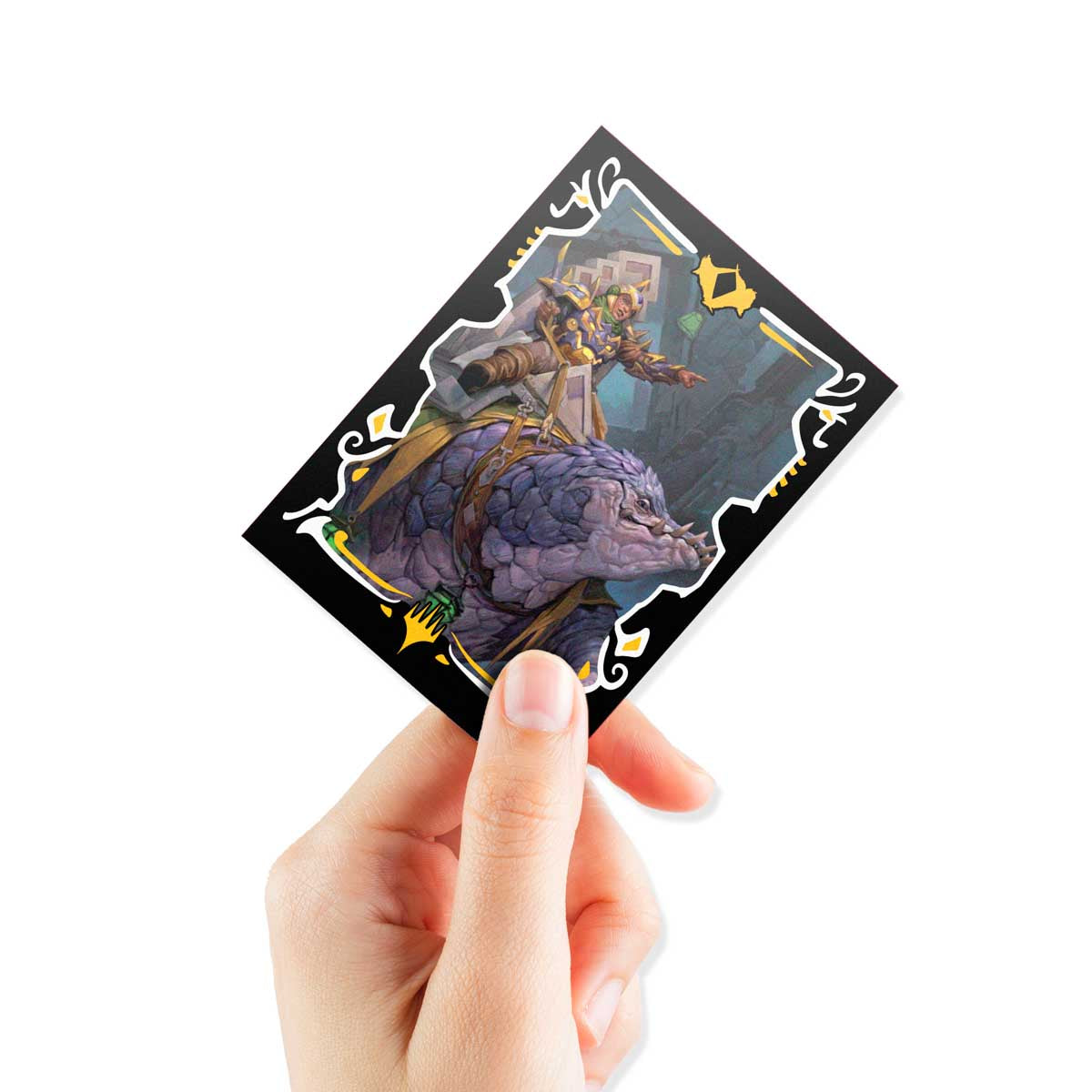 ultra-pro-tarkir-dragonstorm-felothar-the-steadfast-100ct-deck-protector-sleeves image 4