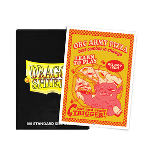 dragon-shield-orc-army-pizza-brushed-art-sleeves-standard-size image 2