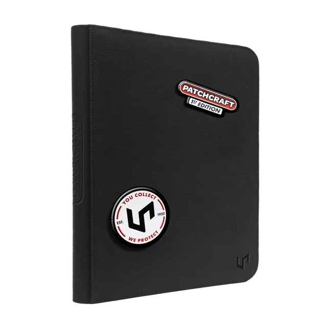 ultra-pro-patchcraft-zippered-9-pocket-pro-binder-schwarz-f-r-360-karten image 1