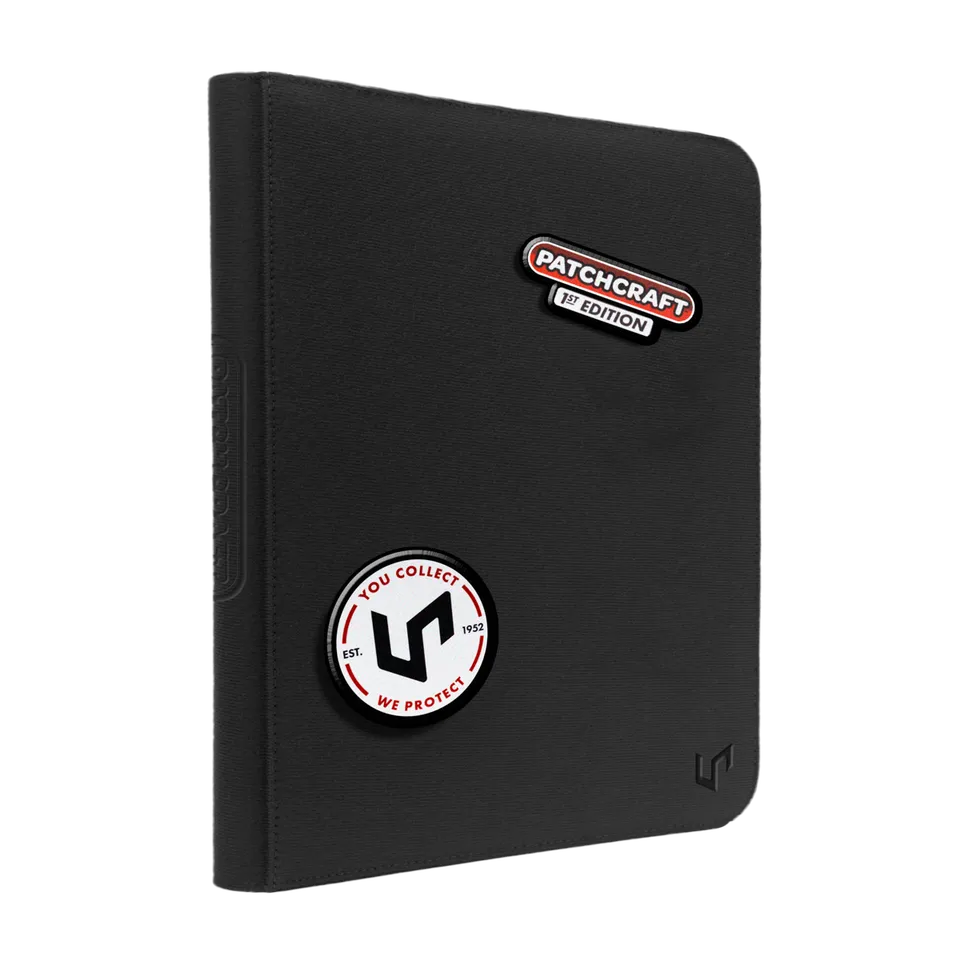 ultra-pro-patchcraft-zippered-9-pocket-pro-binder-schwarz-f-r-360-karten image 1