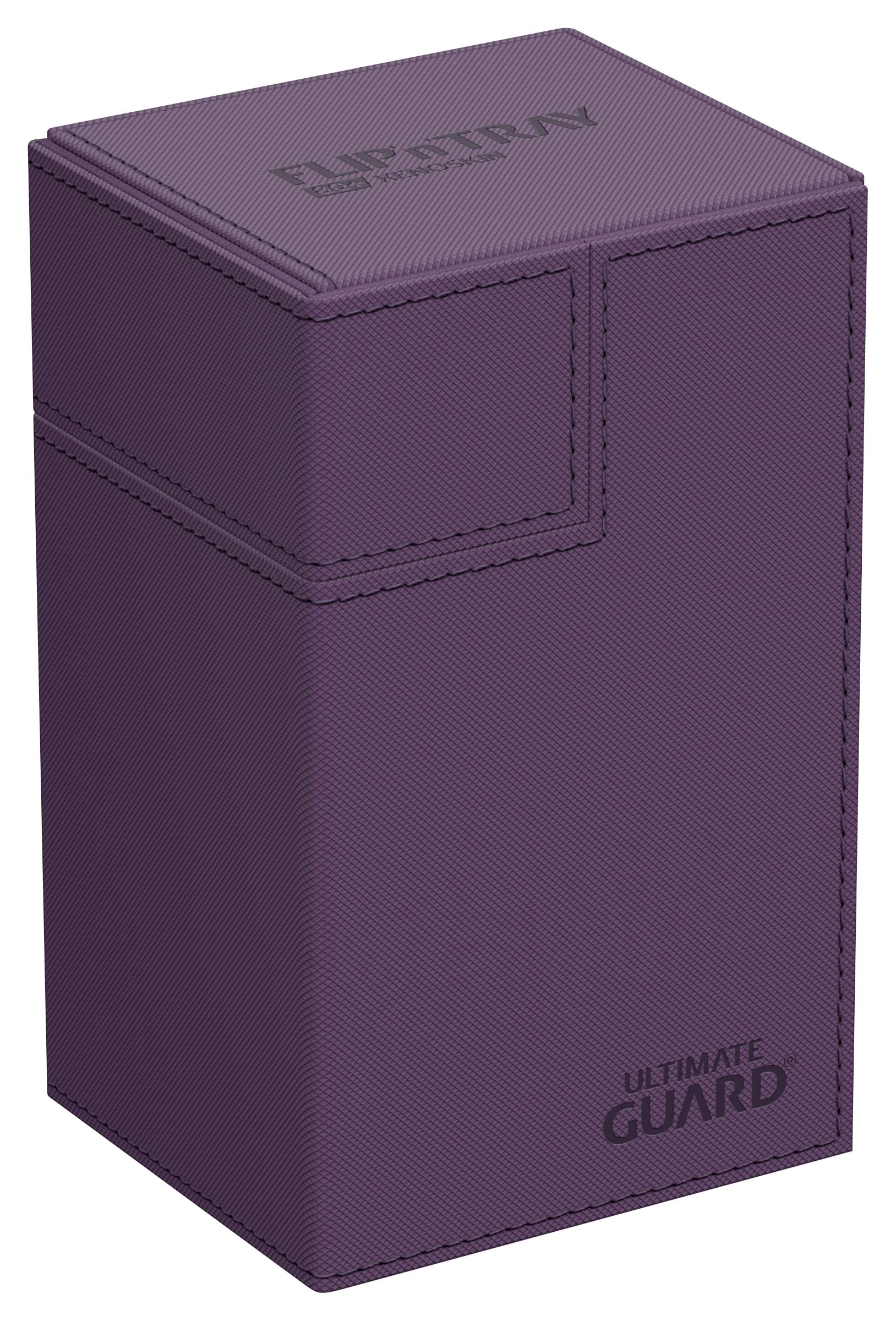 ultimate-guard-flip-n-tray-80-xenoskin-deck-box-monocolor-violett image 1