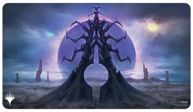 ultra-pro-phyrexia-all-will-be-one-black-sun-s-twilight-standard-gaming-playmat image 1