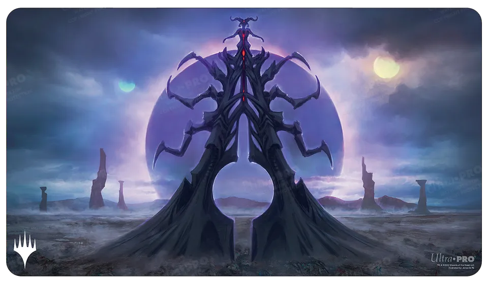 ultra-pro-phyrexia-all-will-be-one-black-sun-s-twilight-standard-gaming-playmat image 1