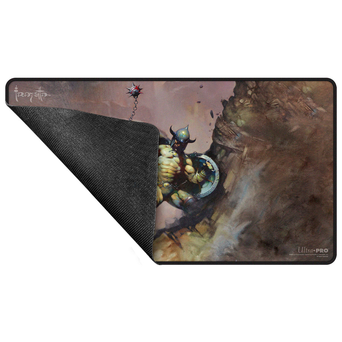 ultra-pro-artist-spotlight-frank-frazetta-warrior-with-ball-and-chain-black-stit image 3